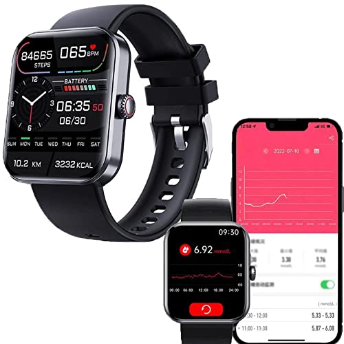 TTEDMO F57l Blood Glucose Monitoring Smartwatch, F57l Fitness Tracker