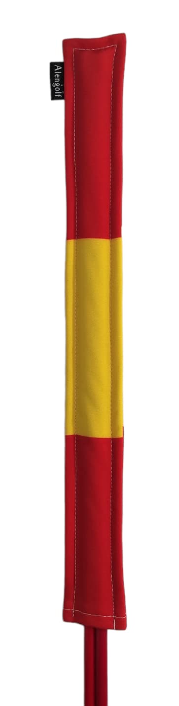 Alengolf Golf Club Cover Spain Flag, 4cm x 38cm, Polyester, Waterproof, Made in Spain