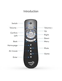 Lefant F7 avanzada presentación Clicker sistema de Android Game Pad 2 en 1 mando a distancia inalámbrico