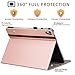 Ztotop for iPad Pro 12.9 Case 2018, Premium Leather Slim Stand Cover Folio Case for iPad Pro 12.9-Inch 3rd Generation (Latest Model) with Auto Sleep/Wake, Support Charge/Pair, Rose Gold