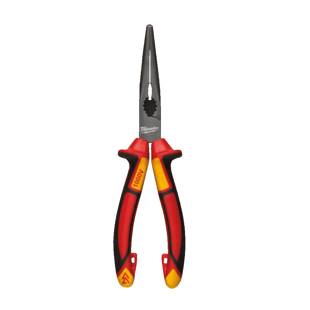 Milwaukee VDE Long 45 Round Nose Pliers 205mm