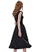 Belle Poque Women Renaissance Costume Dress Steampunk Pirate Dress for Halloween M Black