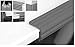 6.6 ft Edge Safe Edge with Tape Child Home Furniture Safety Bumper Strip Widened Baby Proof Table Protector Coffee Brown