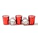 Votive Candle Holder-Set of 12 Wedding Centerpieces for Table, Mercury Glass Tealight Candle Holders Bulk for Birthday |Party |Home Decoration (Red-1)