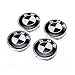 Vonluxsue Set of 4 Pieces BMW Wheel Center Caps Emblem, 68mm Carbon Fiber BMW Logo Rim Center Hub Caps for BMW All Models (Black)
