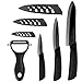 Ceramic Knife Set, Kitchen Knife with Sheath Covers, Very Sharp Kitchen Knife Set, 6