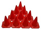 Bluedot Trading 30 Red 4" Cones-Rc Race