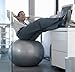 CalCore Exercise Ball Chair from Professional Strength Antiburst Ball with Hand Pump for Office, Yoga, Stability and Fitness