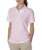Jerzees 437W Ladies 50-50 Jersey Golf Shirt, Classic Pink - Medium