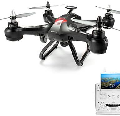 XINLIN X181 5 Inch LCD 2.4GHz transmitter Screen 6 Axle Gyro 3D Brushless Motor Quadcopter With 5.8G FPV 2MP HD Camera , uk adapter