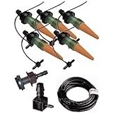 Blumat Watering Stakes - 5 Plant Starter Drip System - Made in Austria - Great for all Plants