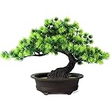 yoerm Fake Plants Plastic Artificial Bonsai