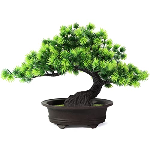 yoerm Fake Plants Plastic Artificial Bonsai