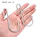 YOUNGFIT 30 Pack Heavy Duty S Hooks Stainless Steel S Shaped Hooks Hanging Hangers for Kitchenware Spoons Pans Pots Utensils Clothes Bags Towers Tools Plants (L Silver)
