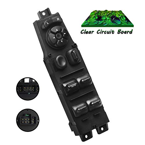 Beneges Master Power Window Switch Compatible with 1997-2001 Jeep Cherokee 4 Door Front Left Driver Side Control Switch 56009449AC, 68171681AA