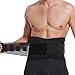 Lumbar Support with Double Banded Strong Compression Pull Straps - Black & Blue Color (Size XXXXL)