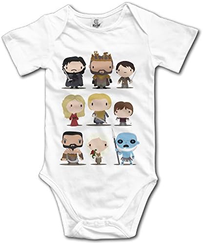 Game Of Thrones Fanart Baby Girls/Boys Short Sleeve Onesies