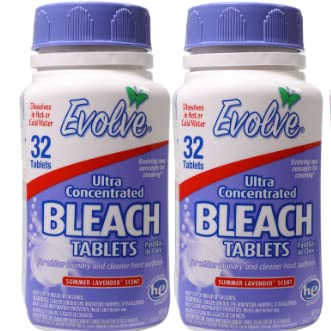 Evolve Concentrated Bleach Tablets - 32-ct