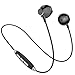 Bluetooth Headphones, EGRD Wireless 4.1 Magnetic Earbuds, Snug Fit for Sports with Built in Mic for Apple iPhone Android (Upgraded Version)-Black