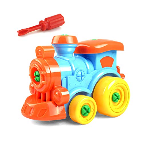 image for Hemore Kids Disassembly Assembly Puzzle Train Toy with Screwdriver Chi