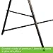 Yaheetech Premium Iron Porch Swing Stand Frame Heavy Duty Outdoor for Gardens/Lawns/Backyards and Patios