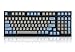 Leopold FC980M Mechanical Keyboard 98 Keys Cherry MX PBT (Grey/Blue(Black Switch))