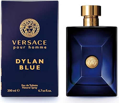 Dylan Blue Pour Homme by Versace Eau de Toilette Spray For Men [ 6.7 FL.OZ.]