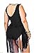 Sportown® Women's Plus Size Retro Braided Fringe Top Bikini one piece swimwear set
