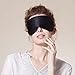 PUREFLY Sleep Mask Natural Silk Eyes Mask for Women,Men,Kids Super Smooth Blindfold for Travel,Shift Work,Meditation with Adjustable Straps,Portable Bag