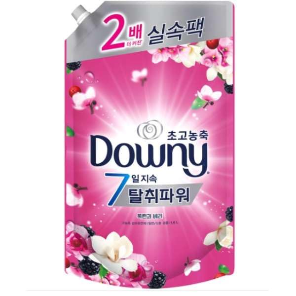 Downy コリアンダウニー ピンク ベリーベリー&バニラ 1600 詰め替え用商品画像