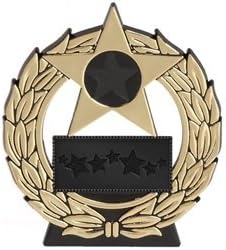Mega Star4.5 Gold Plaque Trophy Award