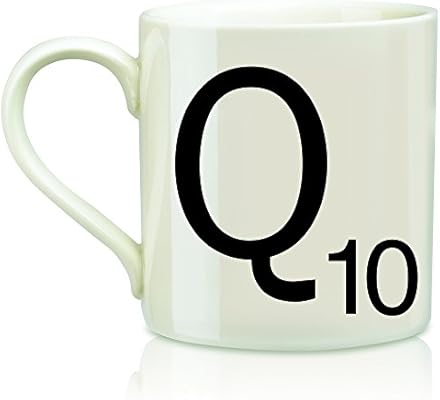 Skrabble Bokstaven J Scrabble Mugg Gradde Svart Q 11 X 8 6 X 9 5 Cm Gradde Amazon Se Home