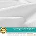 downluxe Full Mattress Protector Waterproof - Smooth Soft Cotton Terry Mattress Cover - 54