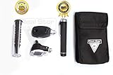 Otoscope & Optic Diagnostic Set. for both Adult and Pediatric 1 Replacement bulb & 2 Disposable tips. (ear stethoscope)