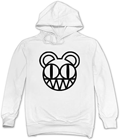 SAVIS Men's Radiohead Logo Rock Band Creep Thom Philip Hoodie 100% Cotton