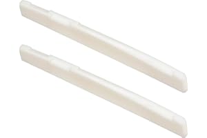 Miwayer 6-12 String YMH MT Acoustic Guitar Unbleached Bone Saddle, Guitar Bridge Saddles, Cut from Whole Bones, 0x0x0mm (6 String 72mm Acoustic Saddle 2 Pack)