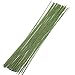 AQUEENLY Floral Stem Wire 22 Gauge Florist Flower Arrangement Supplies Flower Making Accessory, Dark Green, 14 Inches