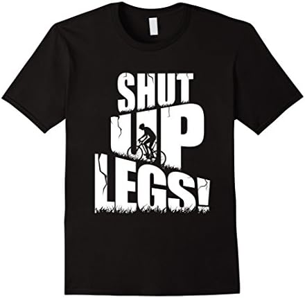 Men's Mountain Bike T Shirt - Funny MTB Cycle Jersey Large Black