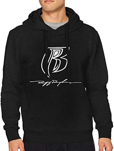 Mans Ruff Ryders Rap Sweater Comfortable Drawstring Sweatshirt