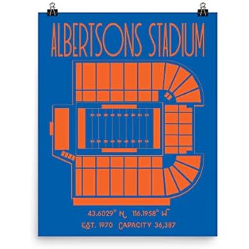 Boise State Football Albertsons Stadium Poster