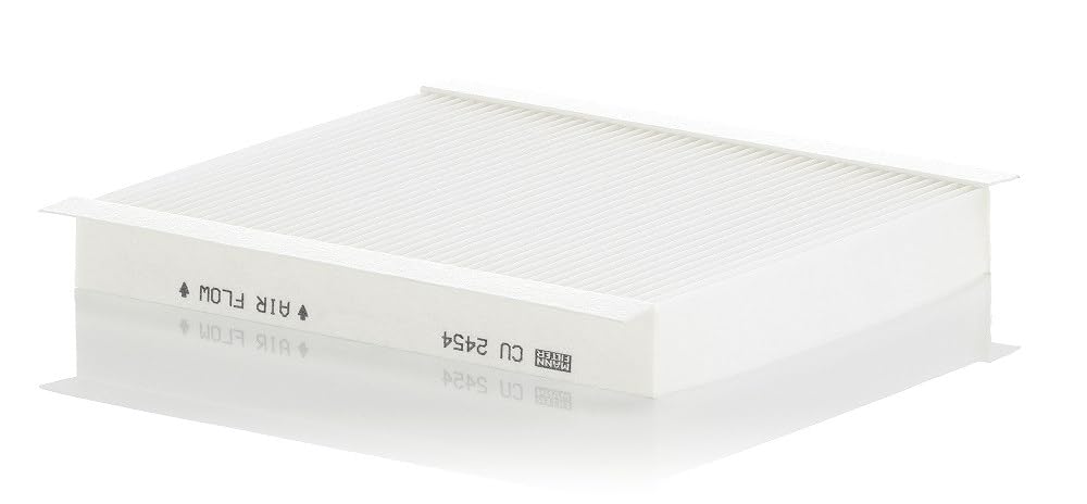 MANN-FILTER Paper Interior Filter CU 2454, 30x19.9x3cm, 0.06kg, for Air Conditioner, Replacement Part, air_filter, flat