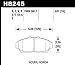 Hawk Performance HB245N.631 HP Plus Brake Pad