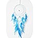 CHICIEVE 2PCS Star Moon Dream Catchers, Bohemian Dream Catcher，Handmade Crochet Moon Star Dreamcatcher Macrame Wall Hanging Art Decor for Teenage Girl Kids Room Decoration Wedding Ornament Craft
