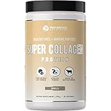 Top Notch Nutrition Super Collagen Protein Powder with Healthy Fat Blend Featuring Avocado Powder MCT Oil Powder Grass Fed Butter Powder Use in Smoothies as Coffee Creamer or in Baking and Recipes