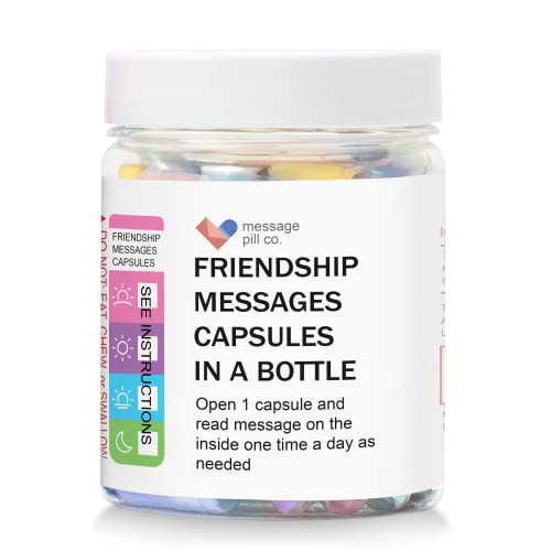 messagepillco Messages in a Bottle Friendship Gift