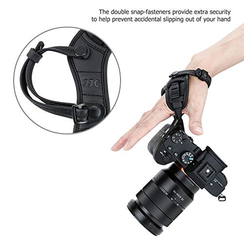 JJC Deluxe Mirrorless Camera Hand Grip Strap for Sony A1 A7C A7III A7II A7 A7RIV A7RIII A7RII