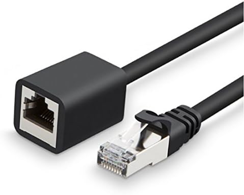 Ethernet Extension Cable, ARTMARK Network 1.5FT/0.5M Cat6 Extension Patch Cable RJ45 Cords Shielded Male to Female Connector Extender