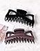 Prettyou Thick Hair Super Large Clips Crystal Plastic Claw Clamps Hairgrips Clips Accessories for Women, 2 pack. (D)