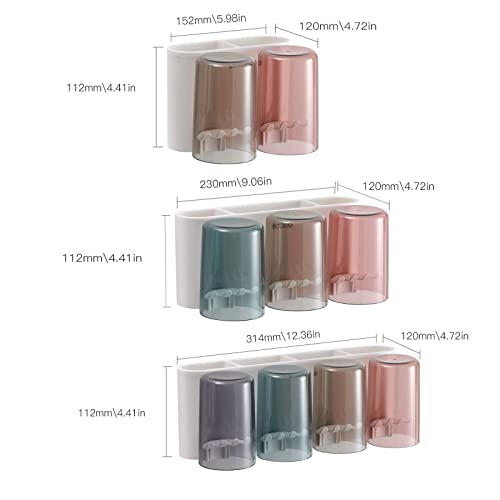 Toothbrush Holders Wall Mounted, MOPMS Kids Toothbrush Toothpaste