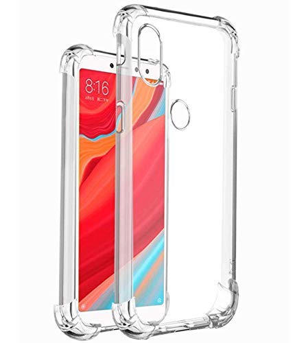 JGD PRODUCTS Shock Proof Protective Soft Back Case Cover for Redmi Note 5 pro (2018) (Transparent) [Bumper Corners with